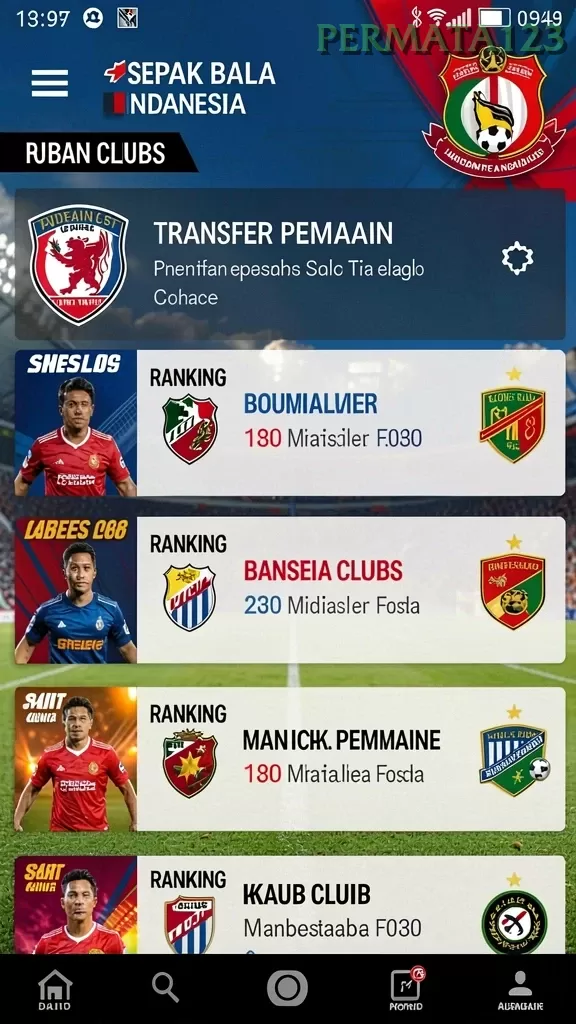 Cuplikan layar menu unduhan permata123 untuk perangkat Android